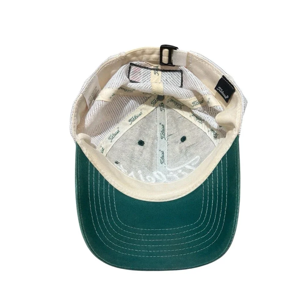 Vintage #1 Titleist FJ Green Golf Hat Tour Series With Strap